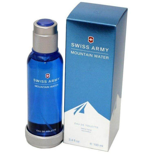 Mountain Water Swiss Army Cologne Men 3.4 oz edt Spray NEW in BOX