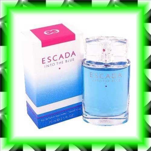INTO the BLUE by Escada Perfume 2.5 oz New in Box Sealed IN TO