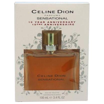 CELINE DION SENSATIONAL Women 3.3 / 3.4 oz edt Perfume New in Box