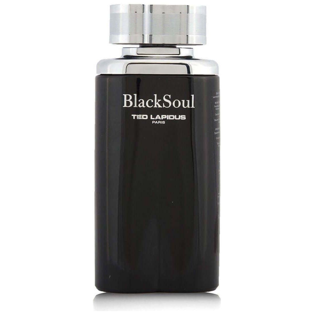 BLACK SOUL Ted Lapidus Cologne Men 3.3 oz 3.4 edt NEW TESTER