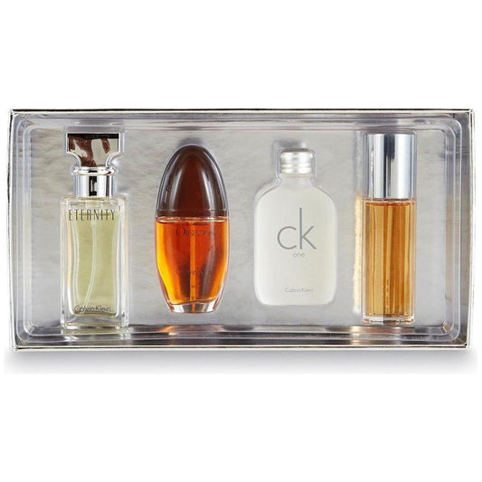Calvin Klein Gift Set (4 pcs) perfume women EDT / EDP 0.5 oz each New in Box