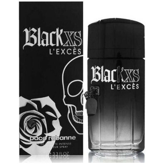 XS Black L'exces by PACO RABANNE 3.3 / 3.4 oz edt Cologne New in Box