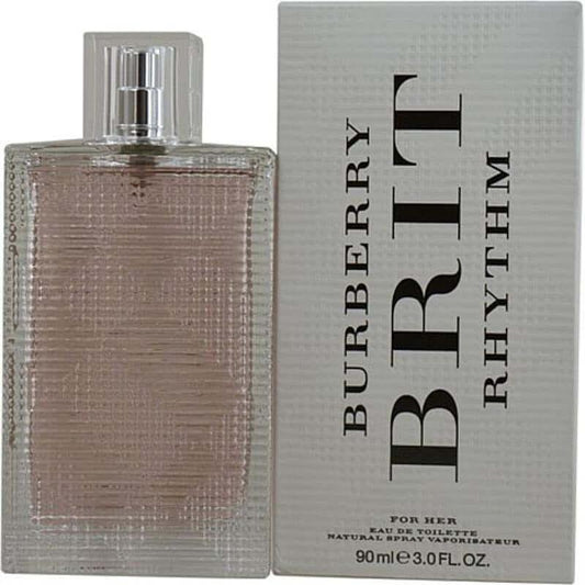 BURBERRY BRIT RHYTHM Women perfume 3.0 oz EDT NEW IN BOX