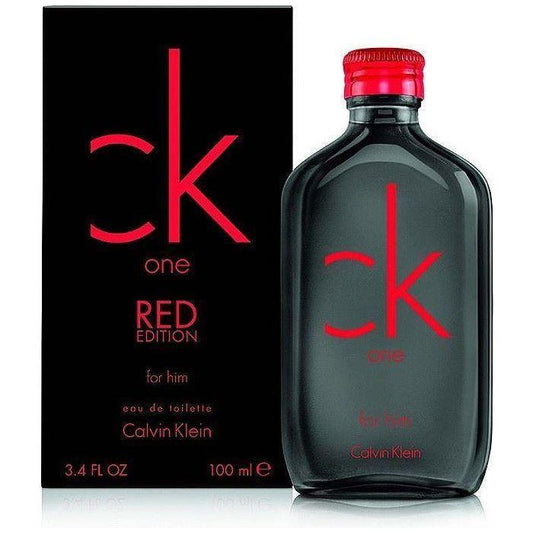 CK ONE RED Calvin Klein Men EDT 3.4 oz 3.3 NEW IN BOX