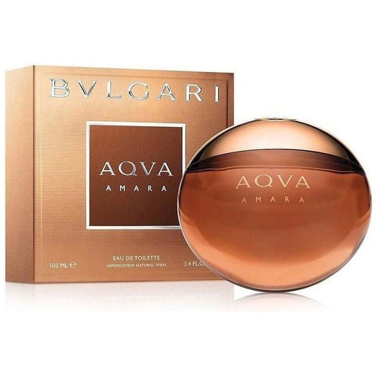 AQUA AMARA BY Bvlgari for Men 3.4 / 3.3 oz EDT NEW IN BOX