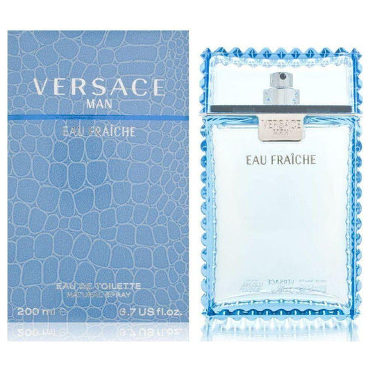 VERSACE Man Eau Fraiche for Men 6.7 oz 6.8 cologne EDT Spray NEW IN BOX - 6.7 oz / 200 ml
