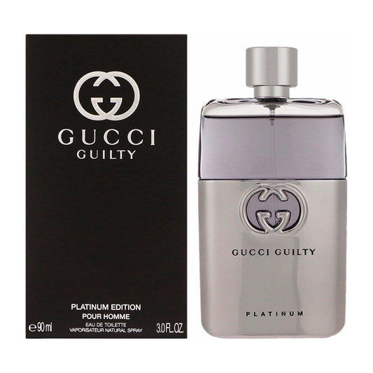 GUILTY Platinum Edition by Gucci 3.0 / 3 oz EDT Cologne Men New in Box