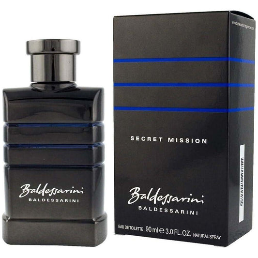 BALDESSARINI SECRET MISSION Hugo Boss MEN edt 3.0 oz Cologne New In Box