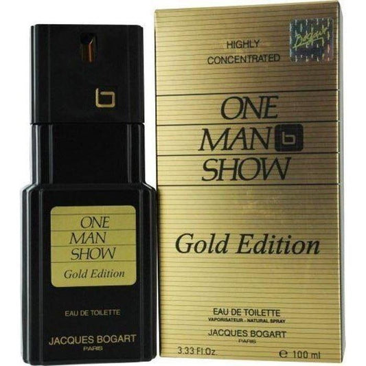 ONE MAN SHOW GOLD EDITION by Jacques Bogart 3.3 / 3.4 oz EDT Men New In Box