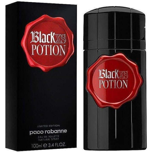 Black XS POTION Limited Edition Paco Rabanne Men 3.4 / 3.3 oz EDT New in Box