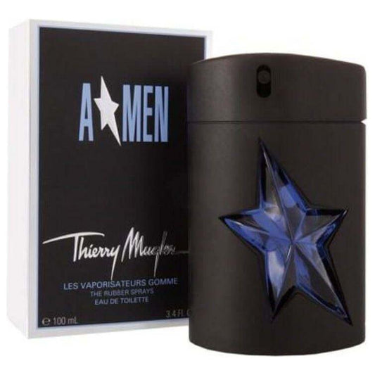 ANGEL AMEN by Thierry Mugler for men 3.3 / 3.4 oz edt Cologne New in Box (Rubber Flask)