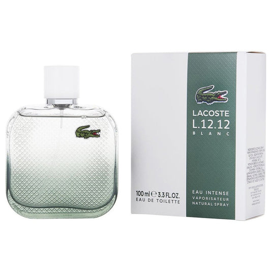 Lacoste L.12.12 Blanc Intense Men 3.4 oz EDT – Elegant Fresh Masculine Cologne