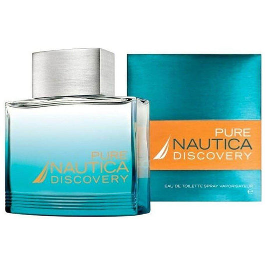 Nautica Pure Discovery for Men edt Cologne Spray 3.3 / 3.4 oz NEW IN BOX