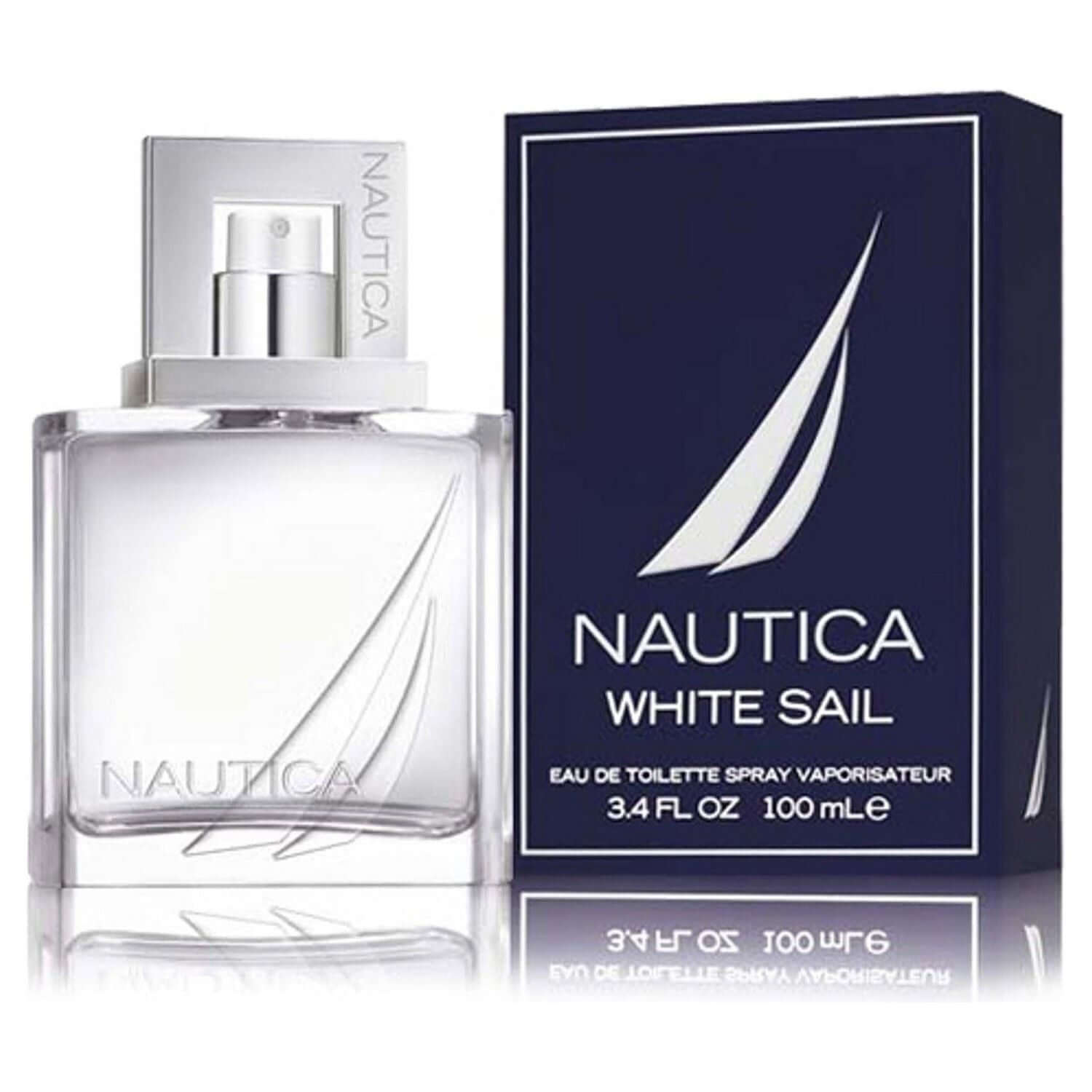 NAUTICA White Sail edt Cologne 3.3 oz / 3.4 oz for Men New in Box