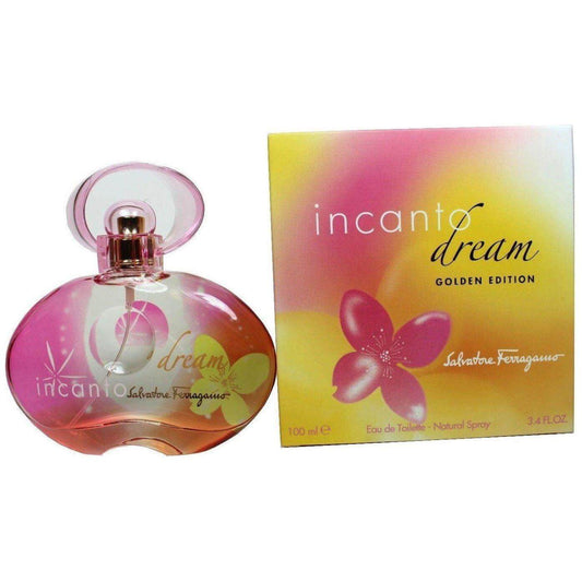 INCANTO DREAM GOLDEN EDITION Salvatore Ferragamo Perfume 3.4 oz 3.3 EDT New in Box
