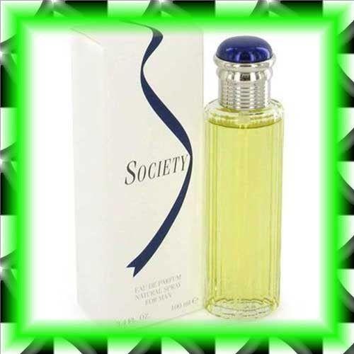 SOCIETY for Men by Society Parfums Cologne 3.4 oz New in Box