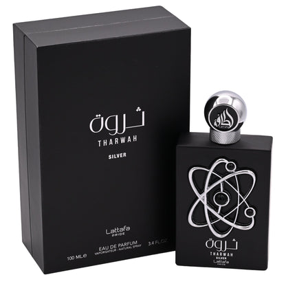 Pride Tharwah Silver by Lattafa cologne for men EDP 3.3 / 3.4 oz New in Box