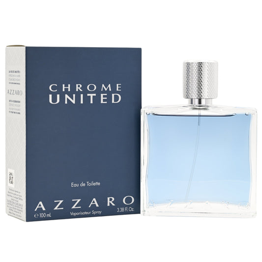 CHROME UNITED Azzaro Cologne for Men EDT 3.3 / 3.4 oz NEW IN BOX