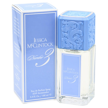 Number # 3 by Jessica McClintock 3.3 / 3.4 oz EDP Perfume for Women New in Box