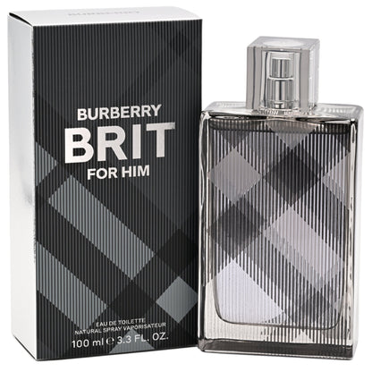 Burberry Brit for Him by Burberry Eau De Toilette Spray 3.3 oz