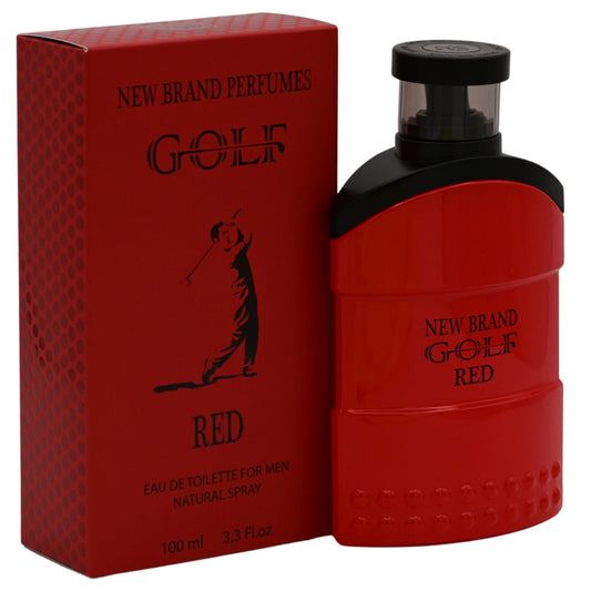 Golf Red by New Brand cologne for men EDT 3.3 / 3.4 oz New In Box