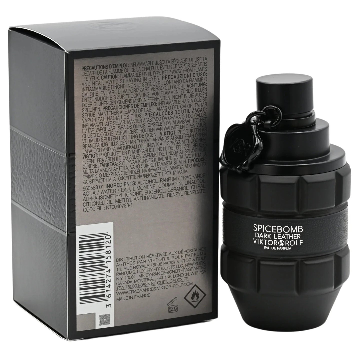 Spicebomb Dark Leather by Viktor & Rolf for Men EDP 1.7 oz
