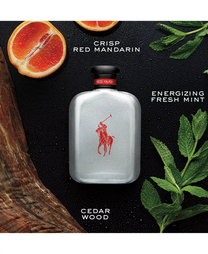 Polo Red Rush by Ralph Lauren Eau De Toilette Men's Cologne 4.2 oz