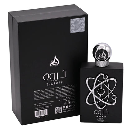 Lattafa Pride Tharwah Silver Unisex Eau De Parfum 3.4 oz