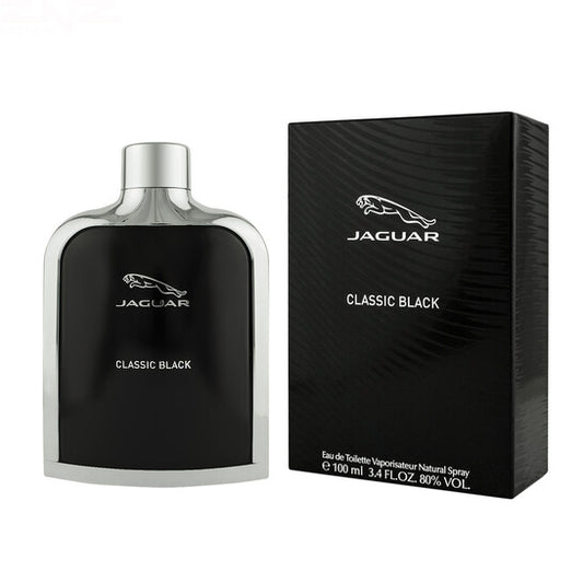 Jaguar Classic Black EDT Spray for Men 3.4 oz