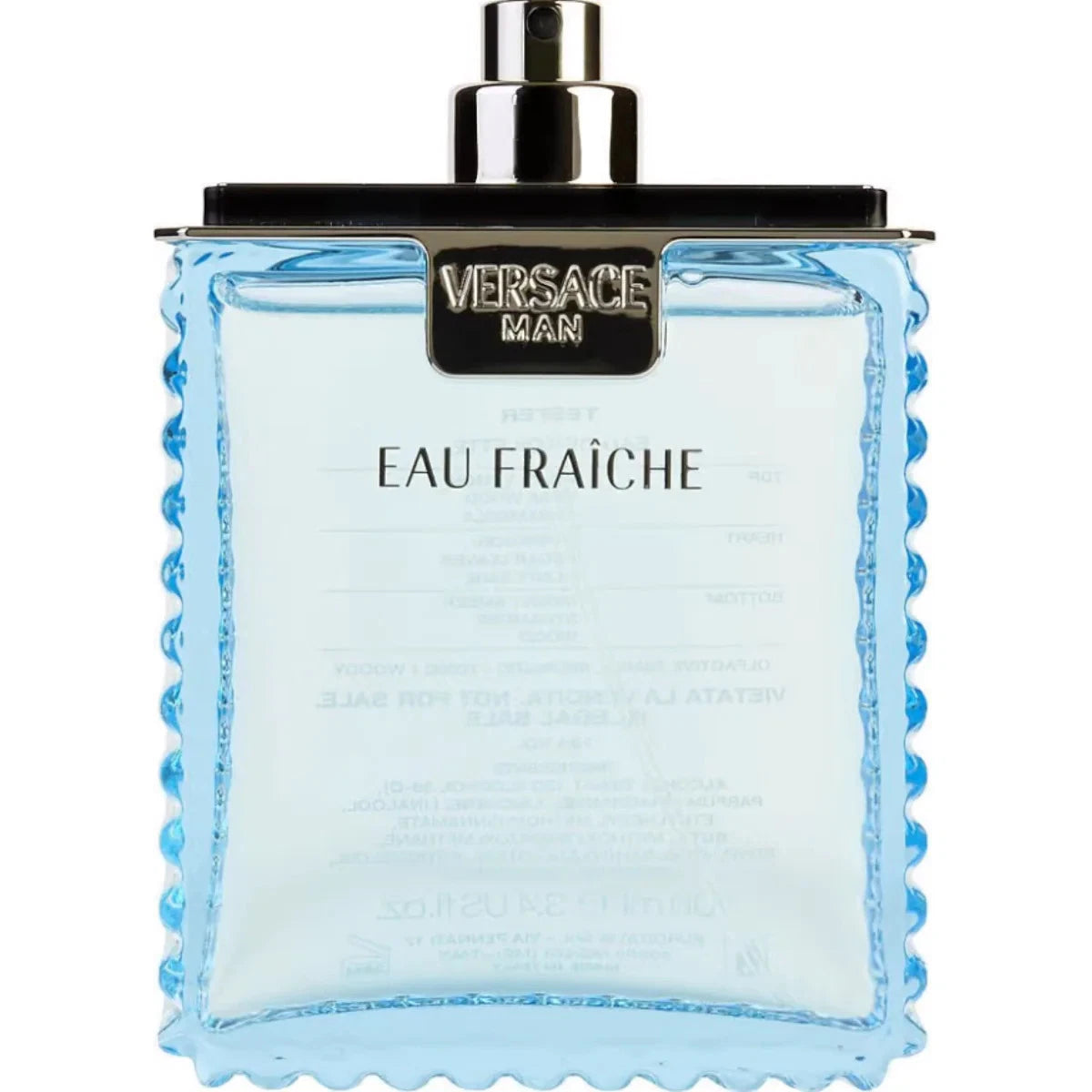 Versace Man Eau Fraiche Eau de Toilette Cologne for Men 3.4 oz / 100 ml New Tester