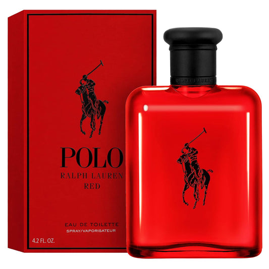 POLO RED by Ralph Lauren Eau De Toilette Cologne for Men 4.2 oz