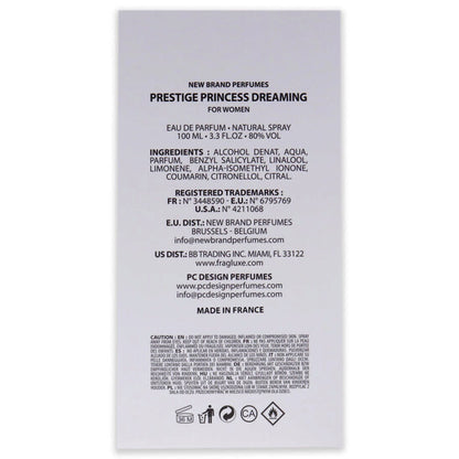 New Brand Princess Dreaming for Women 3.3 oz EDP Spray