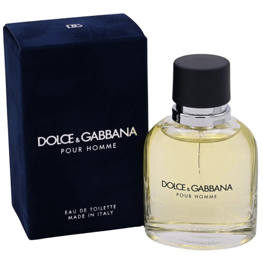 Dolce & Gabbana Pour Homme Eau De Toilette Spray for Men 2.5 oz