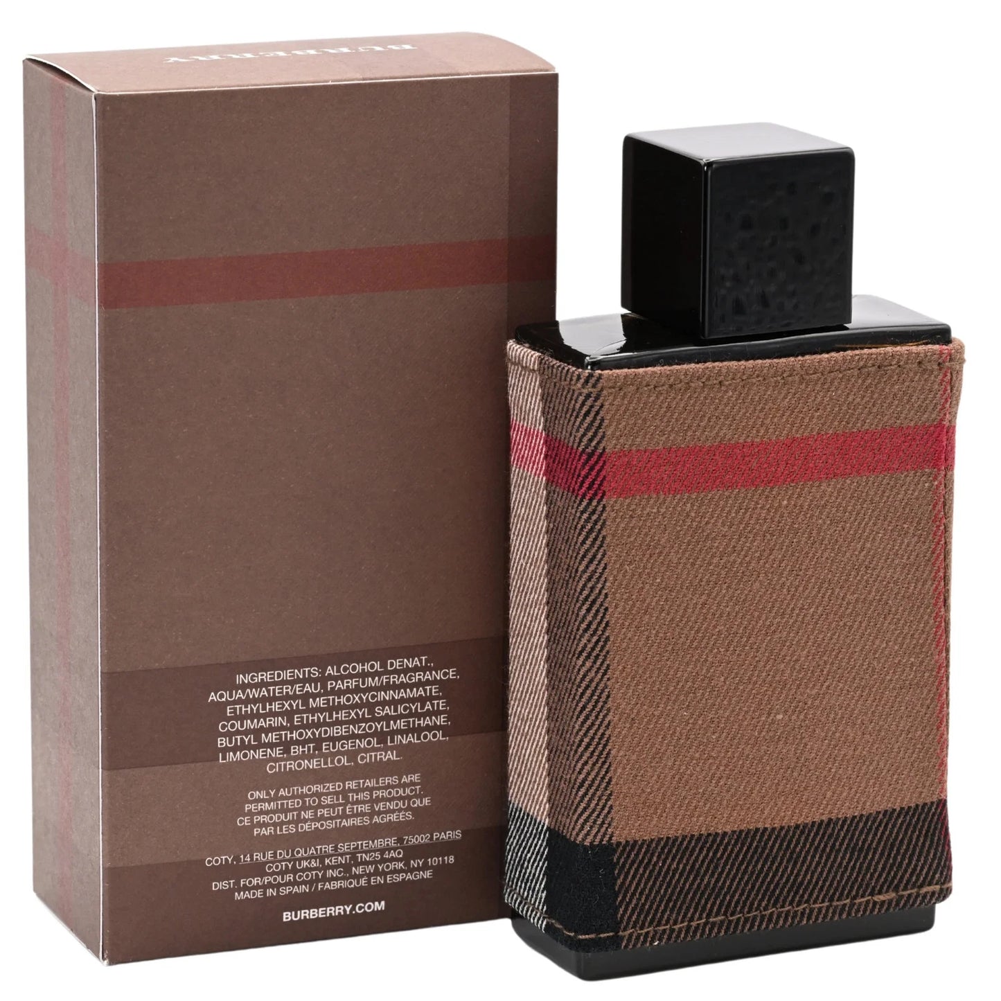 Burberry London Fabric by Burberry EDT Cologne for Men 3.3 oz