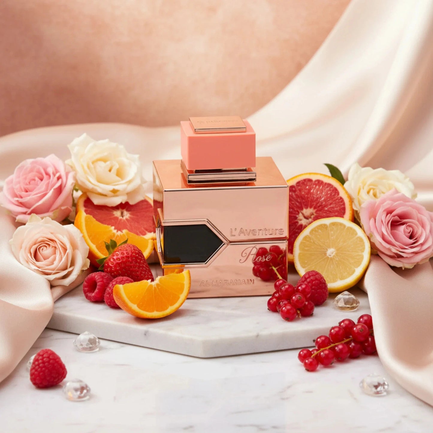 L' Aventure Rose by Al Haramain EDP Spray for Women 3.4 oz