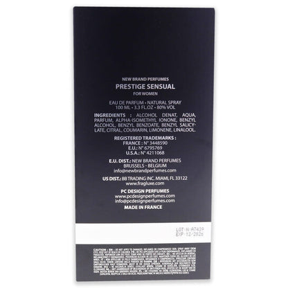 New Brand Prestige Sensual Perfume for Women EDP 3.3 oz