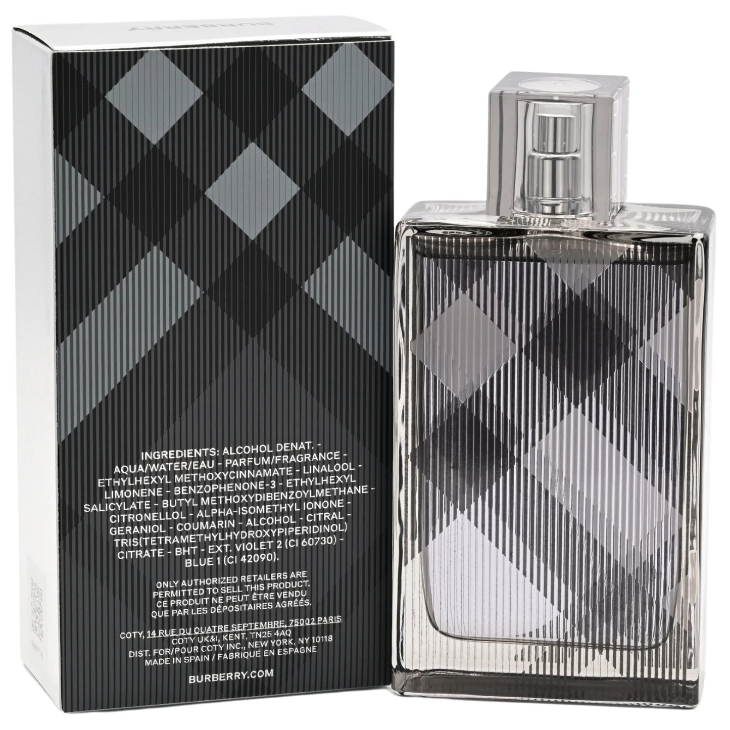 Burberry Brit for Him by Burberry Eau De Toilette Spray 3.3 oz