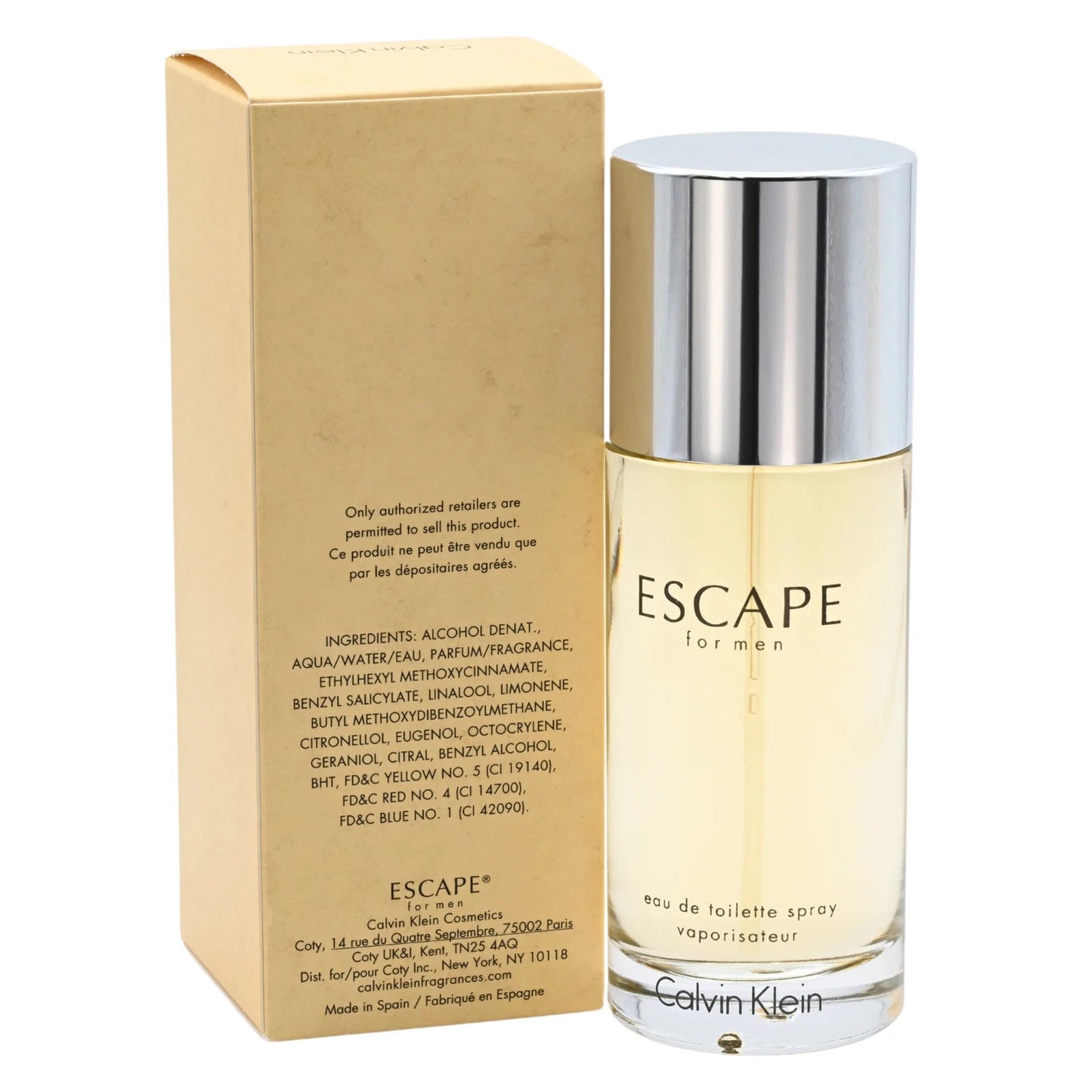 ESCAPE for men by Calvin Klein Eau de Toilette Spray 3.3 oz