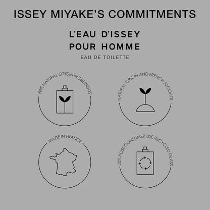 Issey Miyake L'Eau d'Issey Pour Homme Eau de Toilette Fragrance for Men 4.2 oz