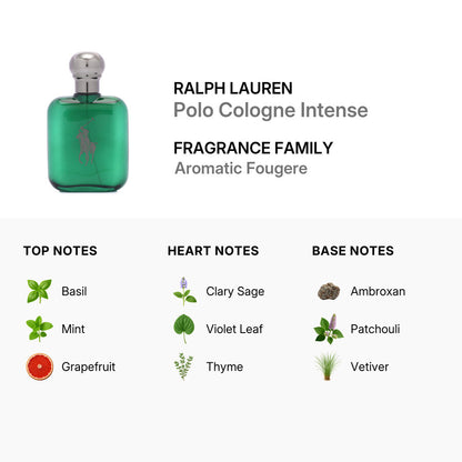 Ralph Lauren Men's Polo Cologne Intense 4.0 oz New Tester
