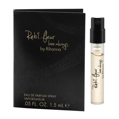 Rihanna Perfume 5 Samples Vial Set Crush Reb'l Fleur Kiss Rogue Rebell