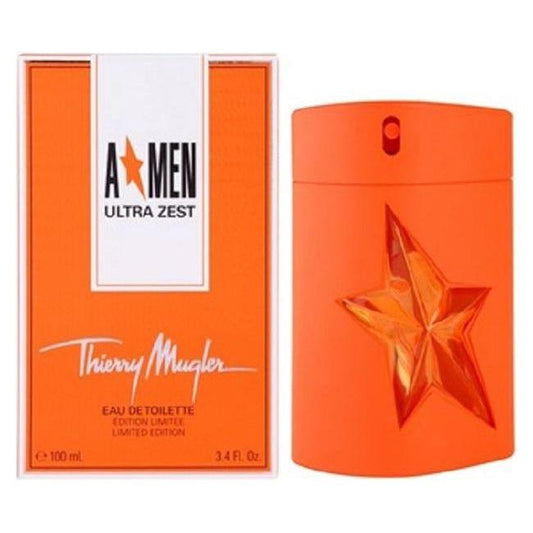 A MEN ULTRA ZEST  THIERRY MUGLER edt cologne men 3.4 oz NEW IN BOX