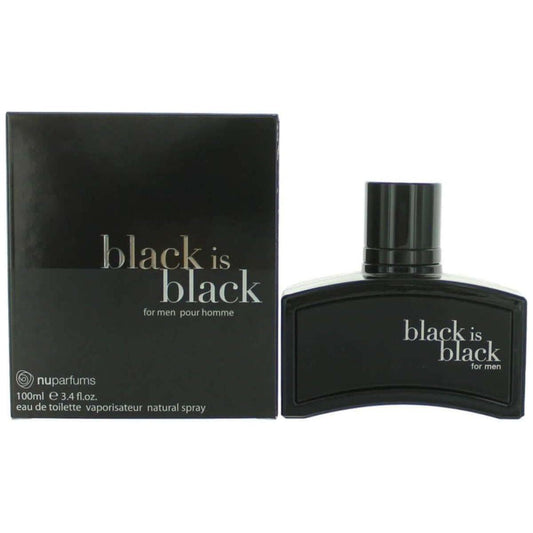Black is Black pour homme by Nuparfums cologne EDT 3.3 / 3.4 oz New in Box