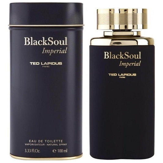 Black Soul Imperial by Ted Lapidus cologne for men EDT 3.3 / 3.4 oz New in Box