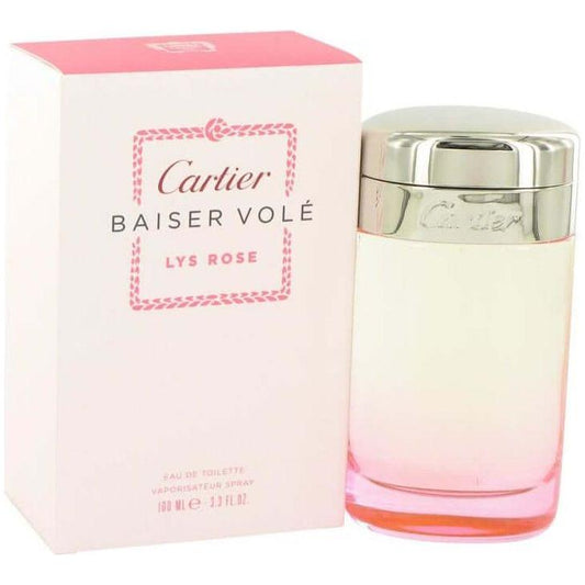 BAISER VOLE LYS ROSE Cartier 3.3 oz 3.4 Perfume EDT NEW IN BOX