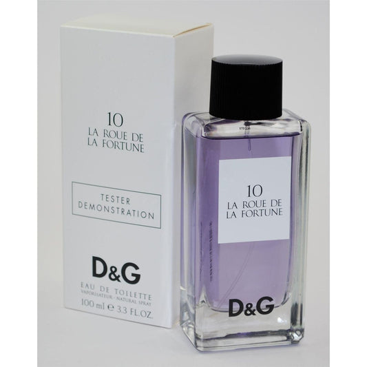 10 LA ROUE DE LA FORTUNE Dolce & Gabbana D & G Cologne Women 3.3 / 3.4 oz NEW tester with cap