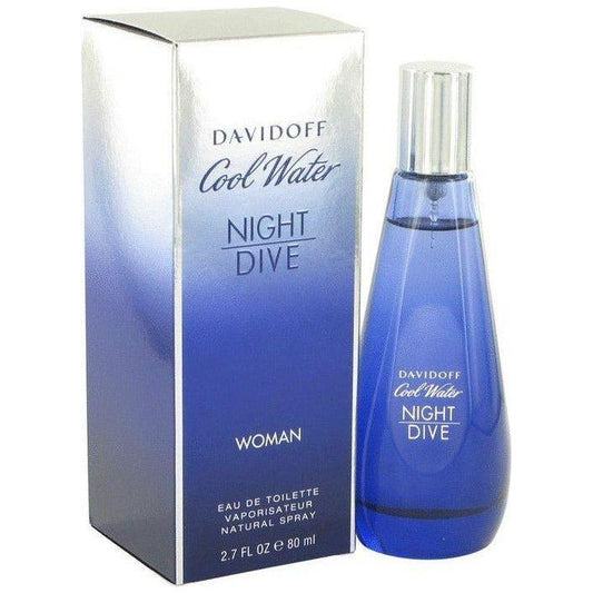 COOL WATER NIGHT DIVE By Davidoff Woman perfume EDT 2.7 oz NEW IN BOX