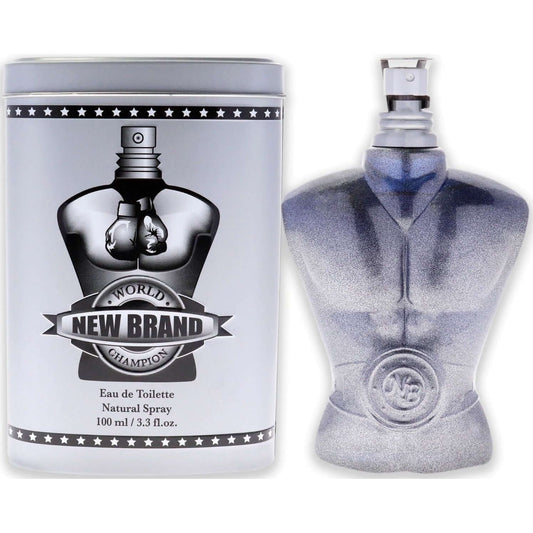 World Champion Grey by New Brand cologne for men EDT 3.3 / 3.4 oz New In Box