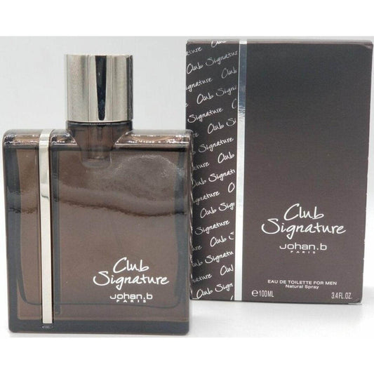 Club Signature by Johan.B cologne for men EDT 3.3 / 3.4 oz New In Box