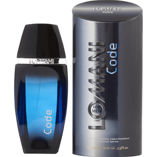 Code by Lomani cologne for men EDT 3.3 / 3.4 oz New in Can